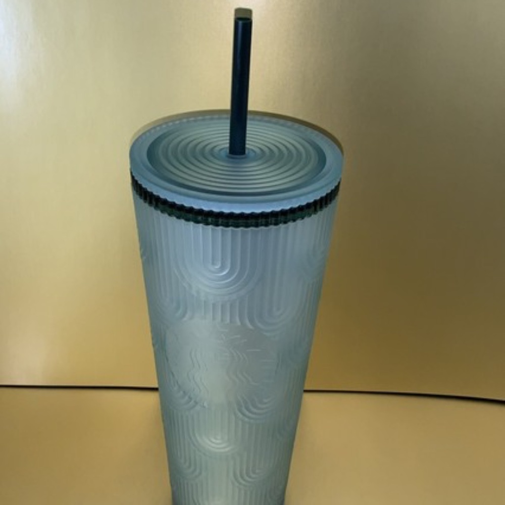 Starbucks Spring Soft Touch Green Scales Tumbler 2024